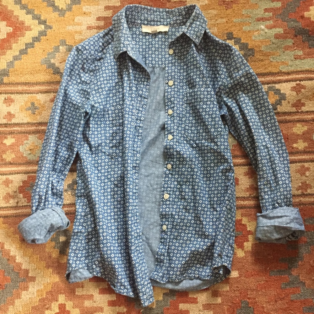 GAP Blue Button-Down